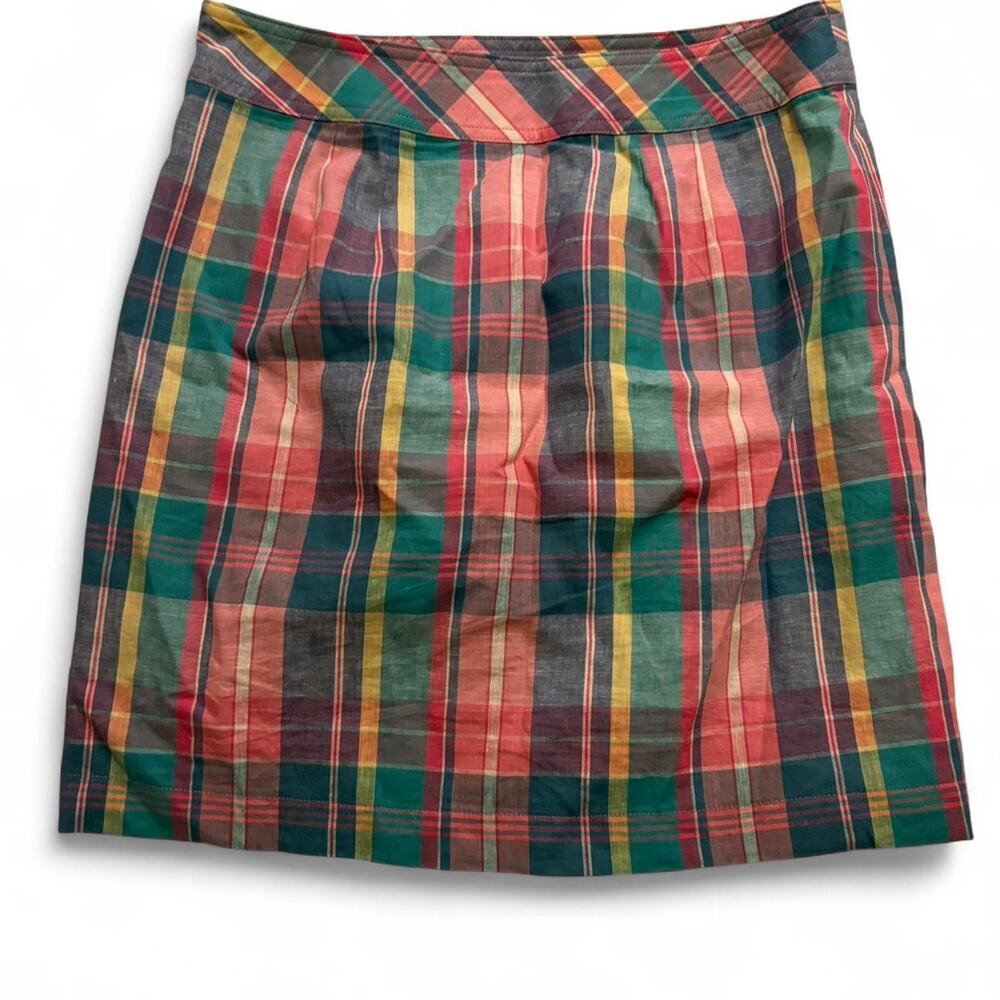 Talbots plaid mini skirt